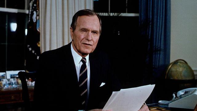 Tổng thống George H. W. Bush năm 1991