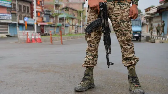 ભારતી સુરક્ષાબળના જવાનની તસવીર