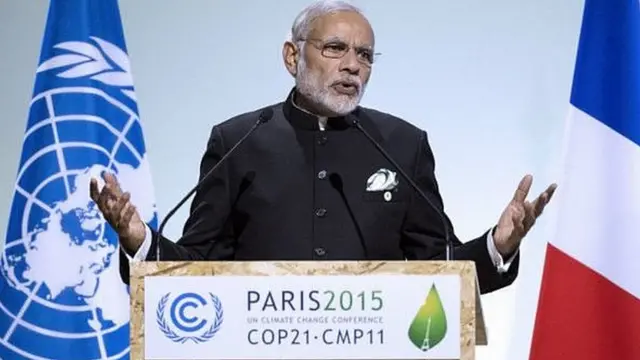 मोदी पेरिस सम्मेलन में