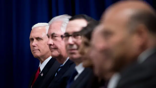 Rex Tillerson ve Başkan Yardımcısı Mike Pence
