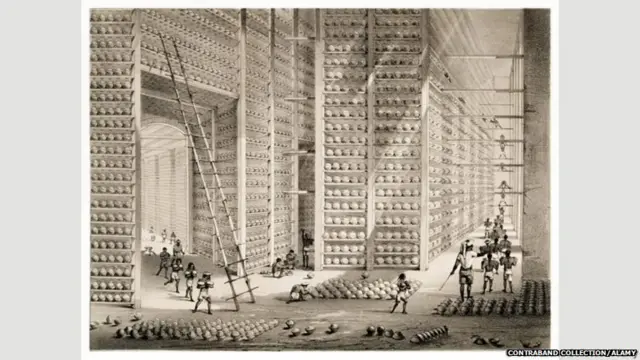 ਈਸਟ ਇੰਡੀਆ ਕੰਪਨੀ ਦਾ ਭਾਰਤ ਵਿੱਚ ਅਫ਼ੀਮ ਦਾ ਗੋਦਾਮ