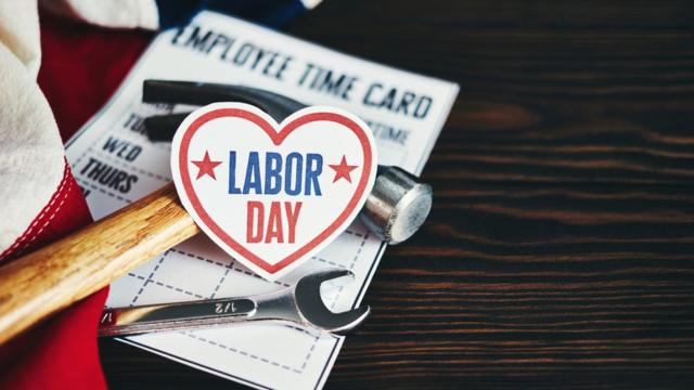 Cartel que dis Labor Day