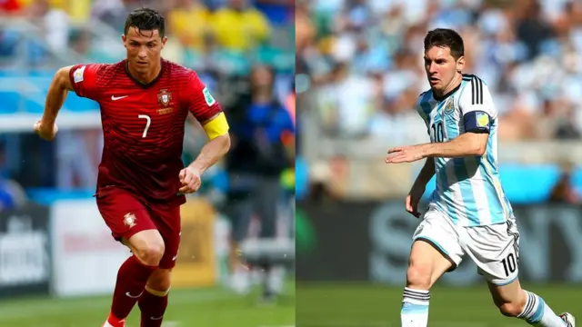 Cristiano Ronaldo and Leo Messi