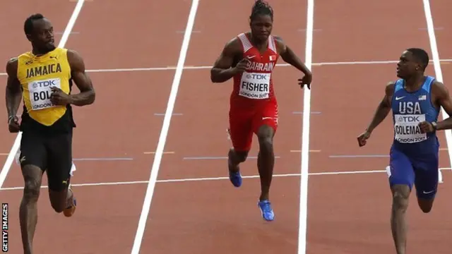 Bolt beaten by Coleman