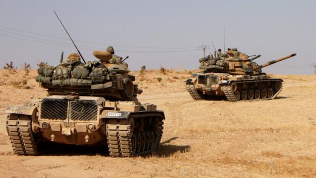 Танки М60 турецкой армии в Сирии