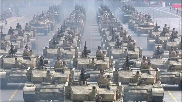 Tank parade