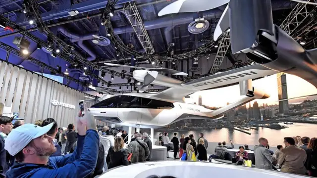 هیوندای کانسپتی از تاکسی پرندهاش را در نمایشگاه محصولات الکترونیکی لاسوگاس نمایش داد