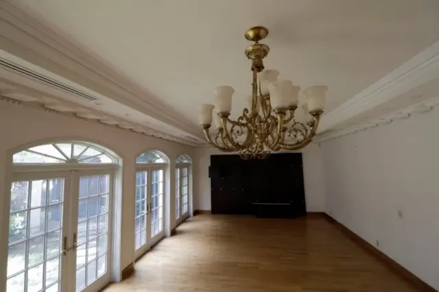 Vista de un salón de la residencia
