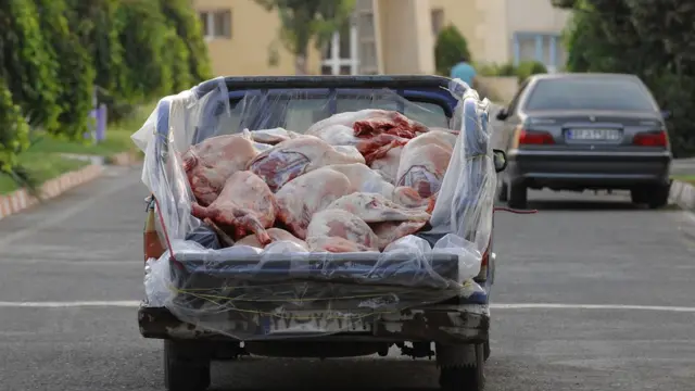 وانتی با بار گوشت