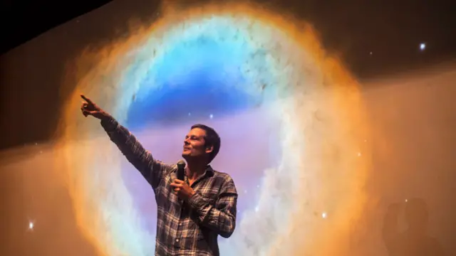 Christophe Galfard en el Hay Festival Querétaro.