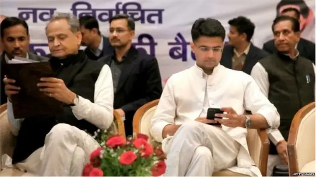 अशोक गहलोत और सचिन पायलट