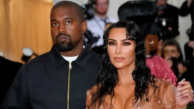 Kanye West et son épouse, Kim Kardashian