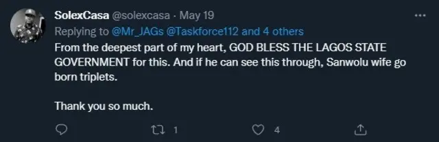 Aworan ọkan lara ọrọ ti awọn eeyan sọ nipa ọrọ ọja naa lori Twitter