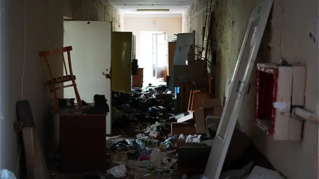 Так виглядало адміністративне приміщення Чорнобильської АЕС, коли звідти пішли російські військові