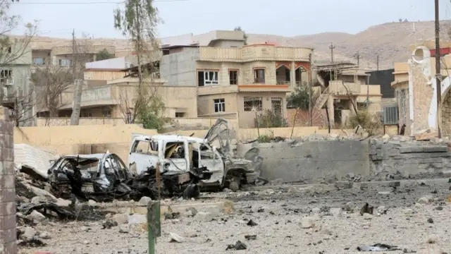 Bashiqa in northern Iraq, 10 November 2016