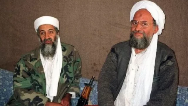 أيمن الظواهري وبن لادن