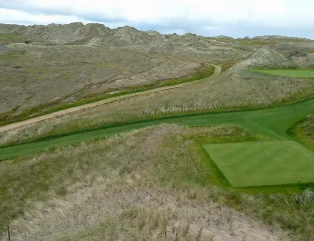El campo de golf de Donald Trump SSSI