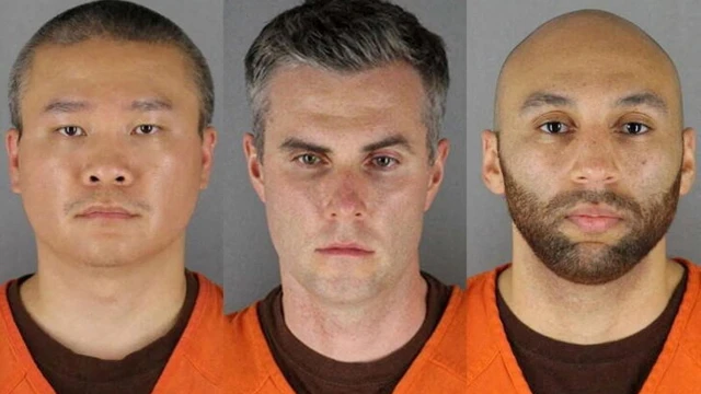 From left: Tou Thao, Thomas Lane and J Alexander Kueng