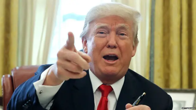 अमेरिकेचे राष्ट्राध्यक्ष डोनाल्ड ट्रम्प