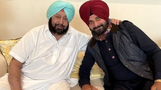 అమరీందర్ సింగ్, నవజ్యోత్ సింగ్