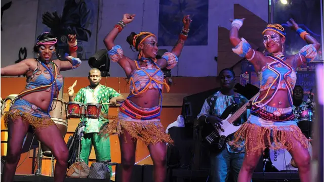 Ndi egwu Femi Kuti's na New Afrika Shrine di na Lagos