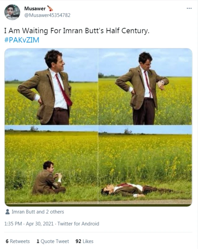 بابر اعظم، فواد عالم، پاکستان، زمبابوے