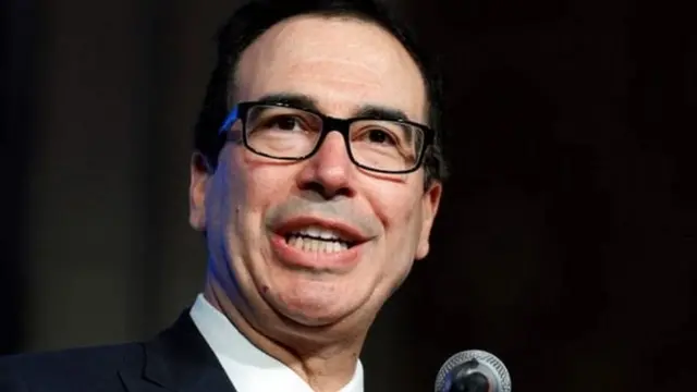 अमरीकी वित्त मंत्री स्टीवन मनूशिन