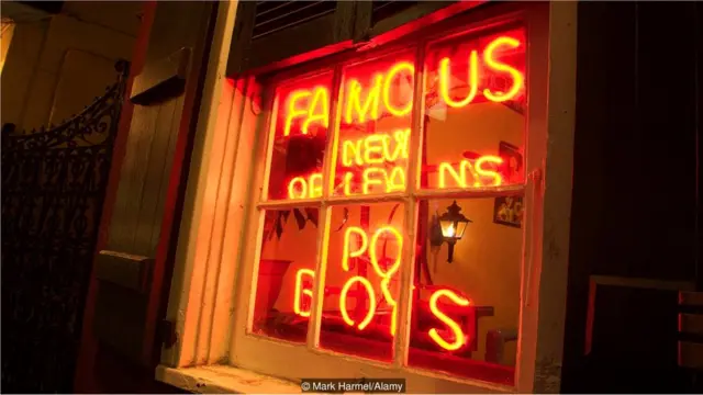 旅游，美国，新奥尔良，食物，三明治，文化