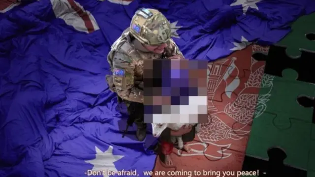 တရုတ်အရာရှိ Lijian Zhaoက ပုံအတုတစ်ပုံကို တနင်္လာကတင်ခဲ့