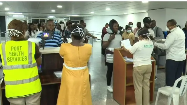 Awọn eero ni papakọ ofurufu Eko