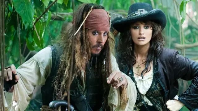 'पायरेट्स ऑफ़ द कैरीबियन' का एक दृश्य