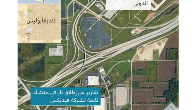 خريطة إطلاق نار في إنديانابوليس