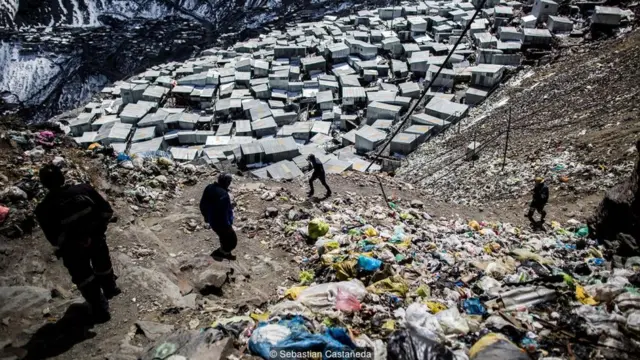 Gold mining town of La Rinconada, Peru