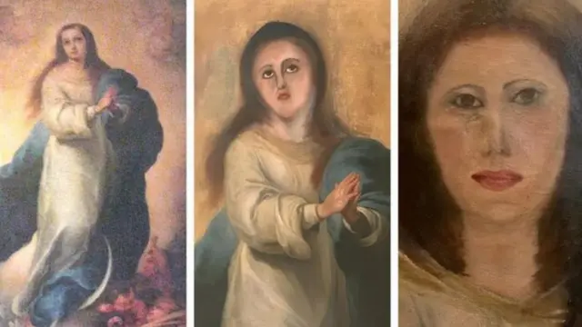 Murillo'nun eseri üzerinde iki "restorasyon" girişiminde bulunuldu