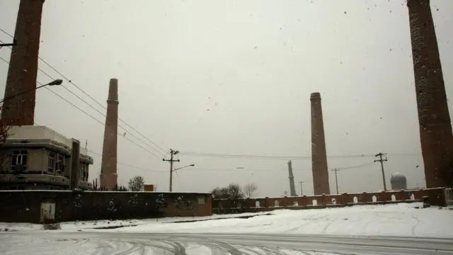 اولین برف در هرات