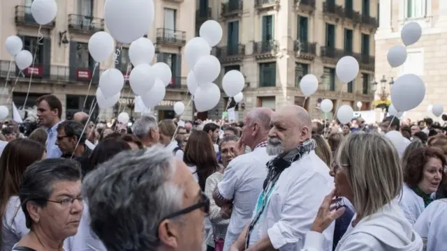 Manifestación en Barcelona