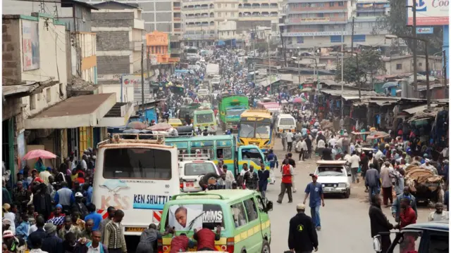 Msongamano wa magari Nairobi, Kenya
