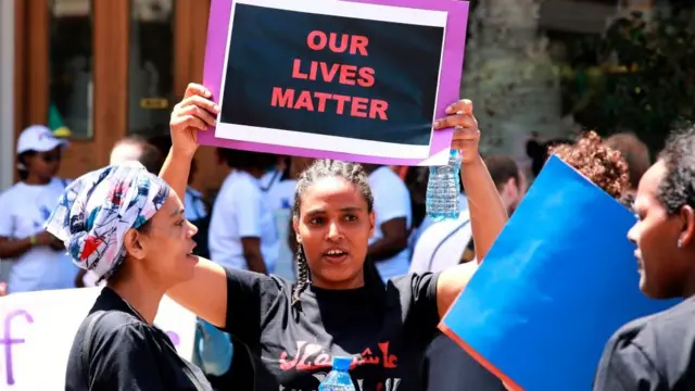 લેબનોનમાં સ્થળાંતરિત મજૂરોનું વિરોધપ્રદર્શન