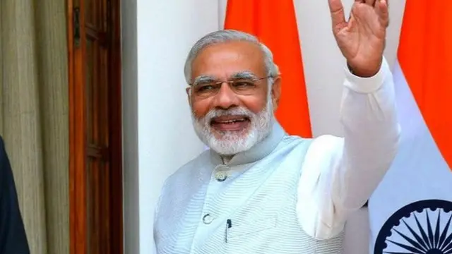 भारतीय प्रधानमंत्री नरेंद्र मोदी.