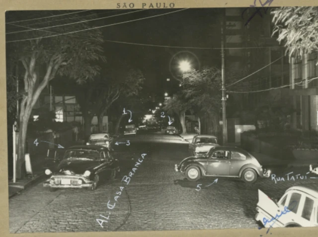 Alameda Casa Branca na noite da morte de Marighella