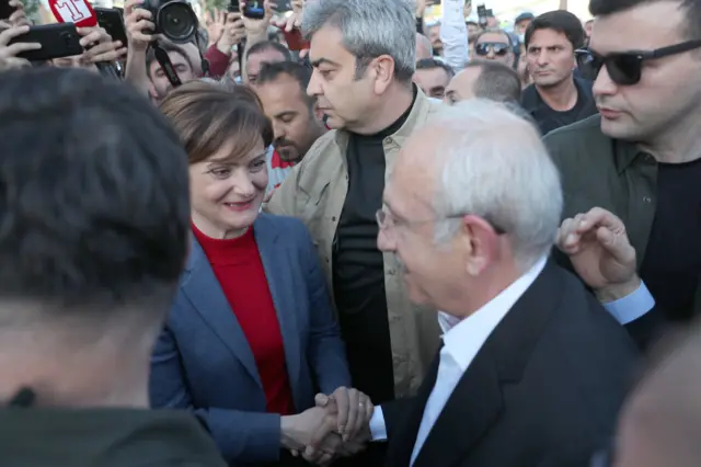 Canan Kaftancıoğlu ve Kemal Kılıçdaroğlu