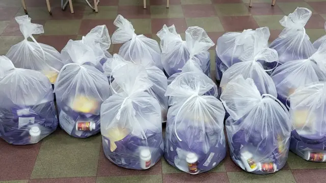 북한으로 보내진 물품들