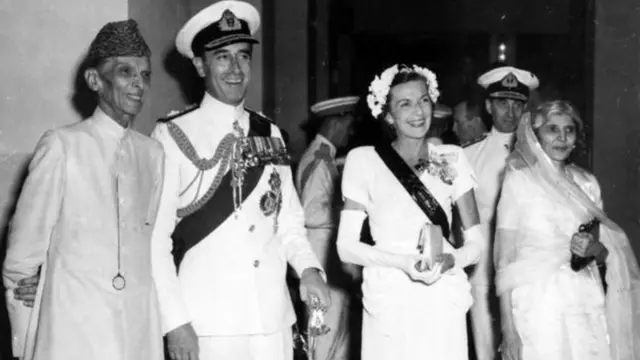 मोहम्मद अली जिन्ना, लुईस माऊंटबॅटन, एडविना माऊंटबॅटन आणि फातिमा जिन्ना