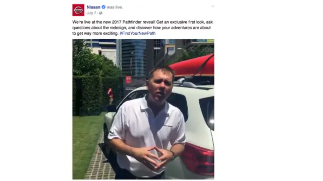 Nissan live stream
