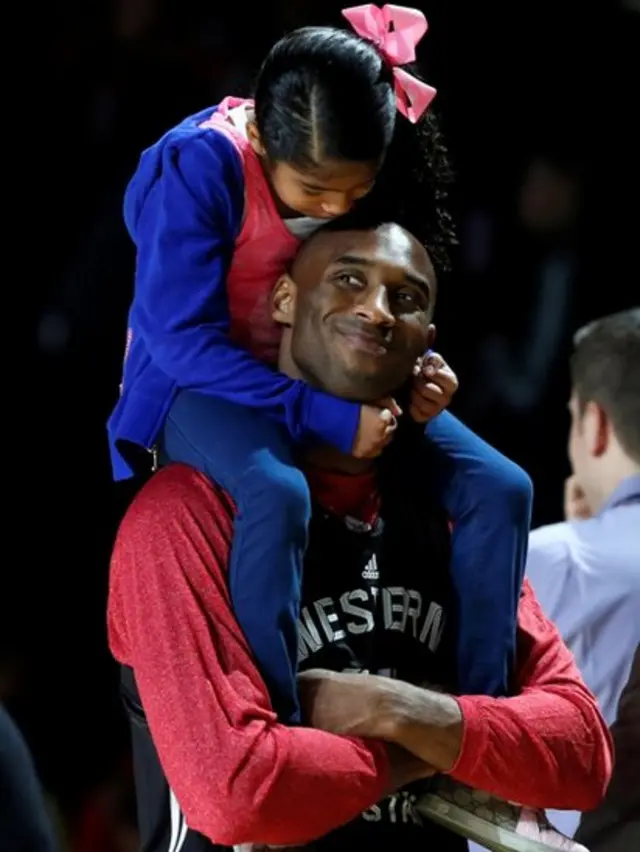 Коби Брайант с дочерью Натальей