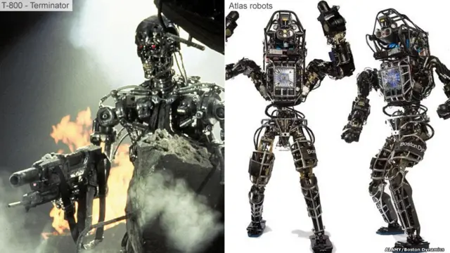 Terminator机器人和Atlas 机器人