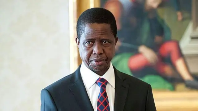Edgar Lungu, président de la Zambie