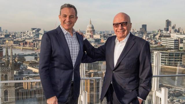 ディズニーで長年、最高経営責任者を務めるボブ・アイガー氏は、ルパート・マードック氏と買収に合意した