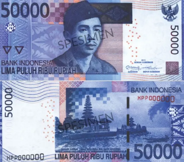 इंडोनेशियाई बैंक का नोट