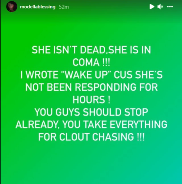 Instagram/Modella blessing